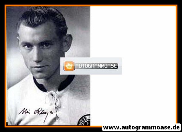 Autogramm Fussball | DFB | 1950er | Ulrich BIESINGER (Portrait SW) 1