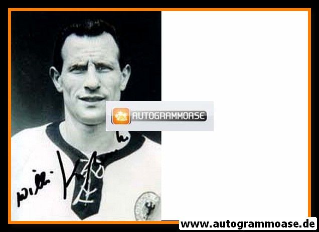 Autogramm Fussball | DFB | 1950er Foto | Willi KOSLOWSKI (Portrait SW)