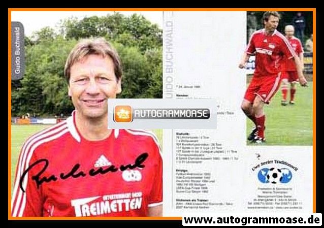 Autogramm Fussball | 2000er | Guido BUCHWALD (Uwe Seeler Traditionself)