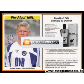 Autogramm Fussball | Blau-Weiss 90 Berlin | 1991 | Andreas WINKLER