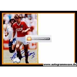Autogramm Fussball | Russland | 1990er Foto | Aleksandr ZAVAROV (Spielszene Color)