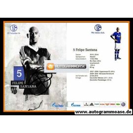 Autogramm Fussball | FC Schalke 04 | 2013 | Felipe SANTANA
