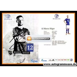 Autogramm Fussball | FC Schalke 04 | 2013 | Marco HÖGER