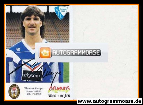 Autogramm Fussball | VfL Bochum | 1989 | Thomas KEMPE