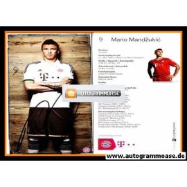 Autogramm Fussball | FC Bayern München | 2013-1 | Mario MANDZUKIC