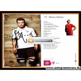 Autogramm Fussball | FC Bayern München | 2013-1 | Mario GÖTZE