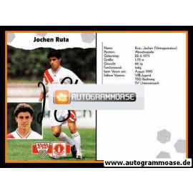 Autogramm Fussball | VfB Stuttgart | 1993 | Jochen RUTA