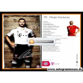 Autogramm Fussball | FC Bayern München | 2013 Druck | Diego CONTENTO