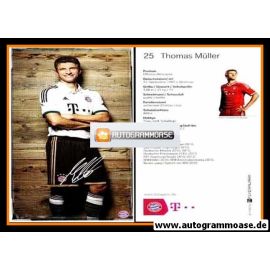 Autogramm Fussball | FC Bayern München | 2013 Druck | Thomas MÜLLER