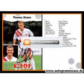 Autogramm Fussball | VfB Stuttgart | 1993 | Thomas STRUNZ