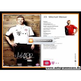 Autogramm Fussball | FC Bayern München | 2013 Druck | Mitchell WEISER