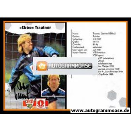 Autogramm Fussball | VfB Stuttgart | 1993 | Eberhard TRAUTNER