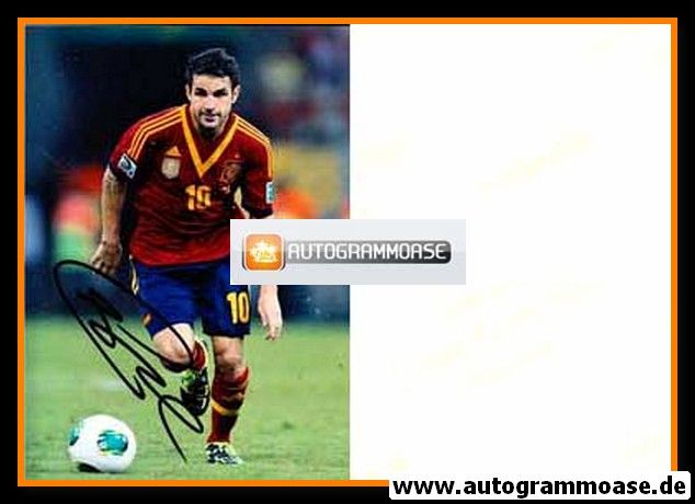 Autogramm Fussball | Spanien | 2010er Foto | Cesc FABREGAS (Spielszene Color)