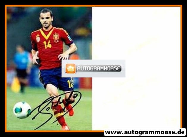 Autogramm Fussball | Spanien | 2010er Foto | Roberto SOLDADO (Spielszene Color)