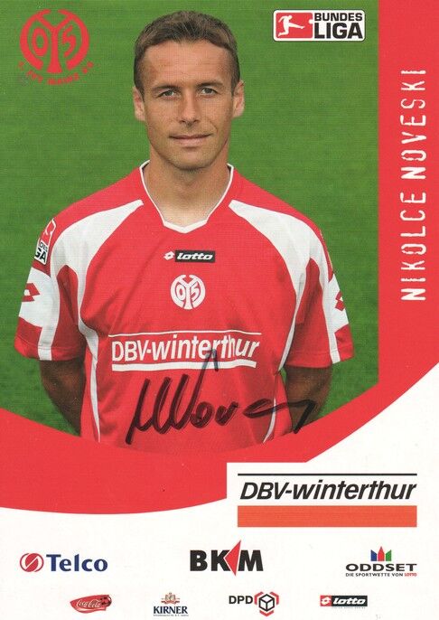 Autogramm Fussball | FSV Mainz 05 | 2005 | Nikolce NOVESKI