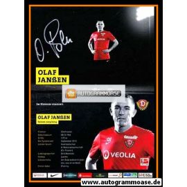 Autogramm Fussball | Dynamo Dresden | 2013 | Olaf JANSSEN