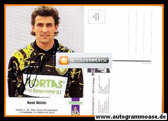 Autogramm Fussball | Dynamo Dresden | 1993 | Rene MÜLLER