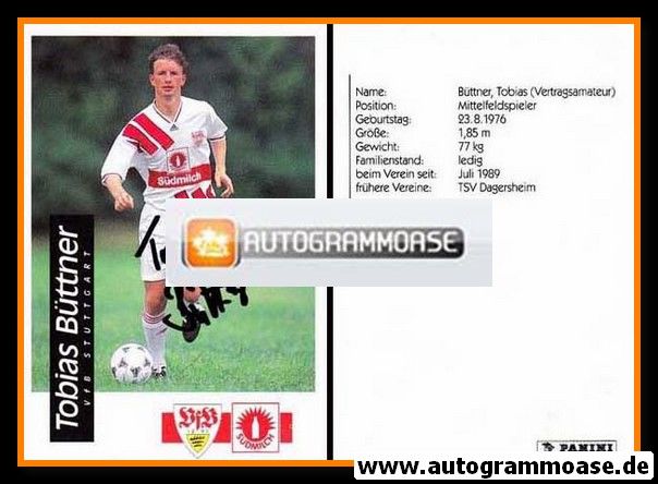 Autogramm Fussball | VfB Stuttgart | 1994 | Tobias BÜTTNER