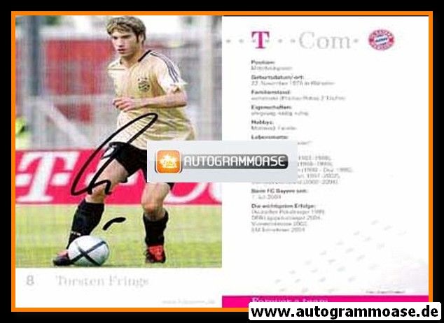 Autogramm Fussball | FC Bayern München | 2004 | Torsten FRINGS