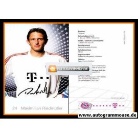 Autogramm Fussball | FC Bayern München | 2011 | Maximilian RIEDMÜLLER