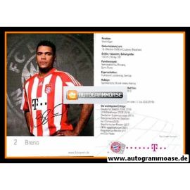 Autogramm Fussball | FC Bayern München | 2010 Mini Druck | BRENO