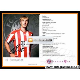 Autogramm Fussball | FC Bayern München | 2010 Mini Druck | Andreas OTTL