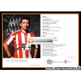 Autogramm Fussball | FC Bayern München | 2010 Mini Druck | Danijel PRANJIC