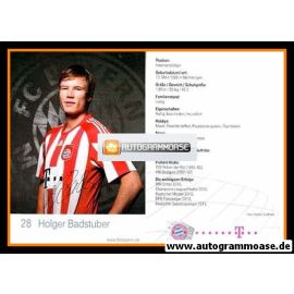 Autogramm Fussball | FC Bayern München | 2010 Mini Druck | Holger BADSTUBER