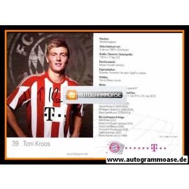 Autogramm Fussball | FC Bayern München | 2010 Mini Druck | Toni KROOS