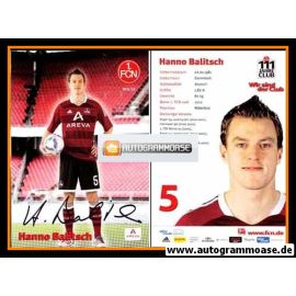 Autogramm Fussball | 1. FC Nürnberg | 2011 | Hanno BALITSCH