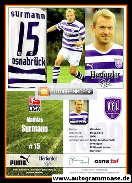 AK Fussball | VfL Osnabrück | 2008 | Mathias SURMANN