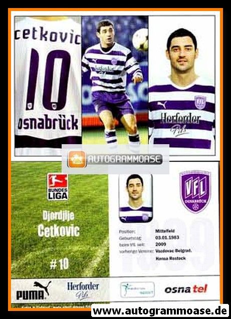 AK Fussball | VfL Osnabrück | 2008 | Djordjije CETKOVIC