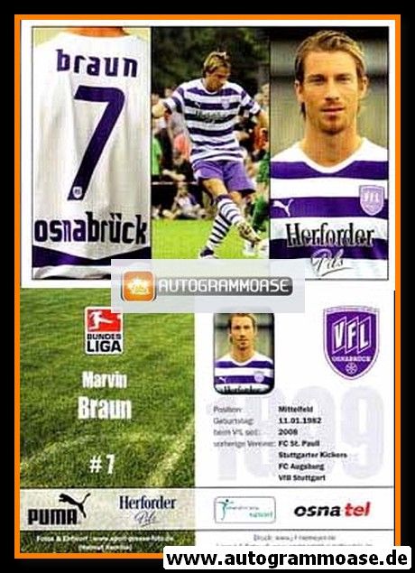 AK Fussball | VfL Osnabrück | 2008 | Marvin BRAUN