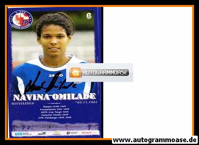 Autogramm Fussball (D) | 1. FFC Turbine Potsdam | 2005 | Navina OMILADE