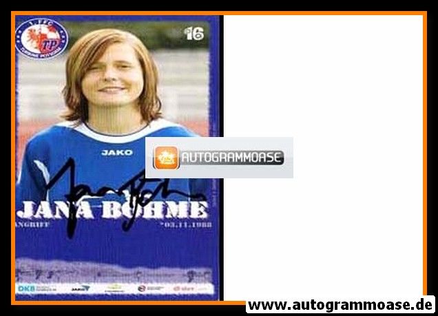 Autogramm Fussball (D) | 1. FFC Turbine Potsdam | 2005 | Jana BÖHME