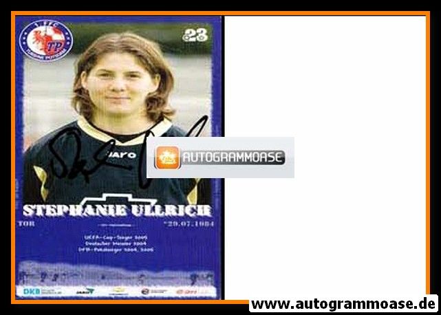 Autogramm Fussball (D) | 1. FFC Turbine Potsdam | 2005 | Stephanie ULLRICH