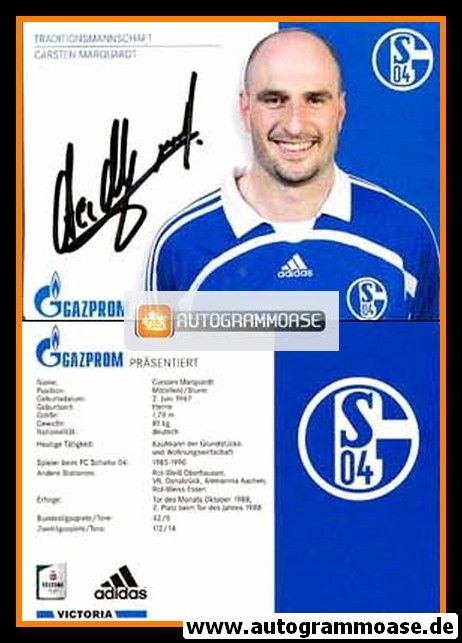 Autogramm Fussball | FC Schalke 04 | 2008 TM | Carsten MARQUARDT