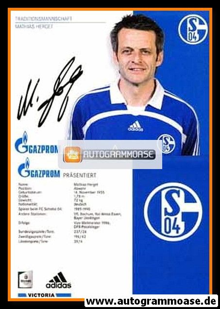 Autogramm Fussball | FC Schalke 04 | 2008 TM | Matthias HERGET