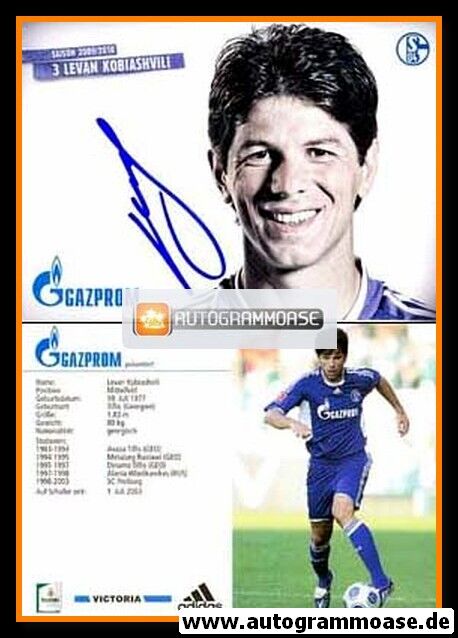 Autogramm Fussball | FC Schalke 04 | 2009 | Levan KOBIASHVILI