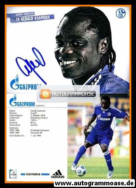 Autogramm Fussball | FC Schalke 04 | 2009 | Gerald ASAMOAH