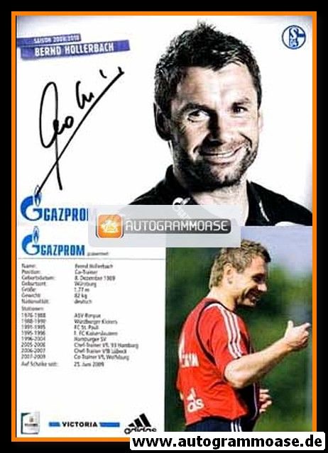 Autogramm Fussball | FC Schalke 04 | 2009 | Bernd HOLLERBACH