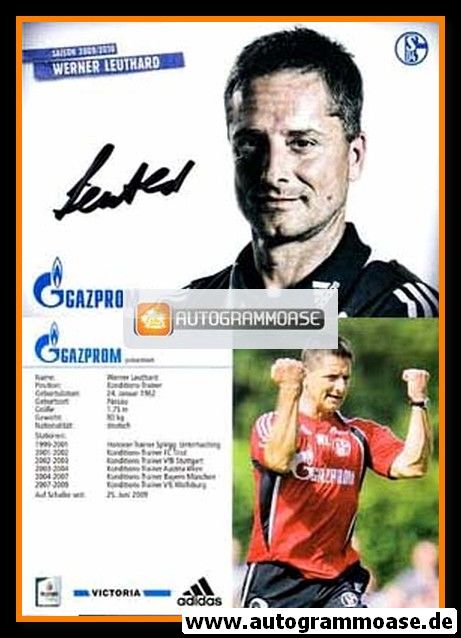 Autogramm Fussball | FC Schalke 04 | 2009 | Werner LEUTHARD