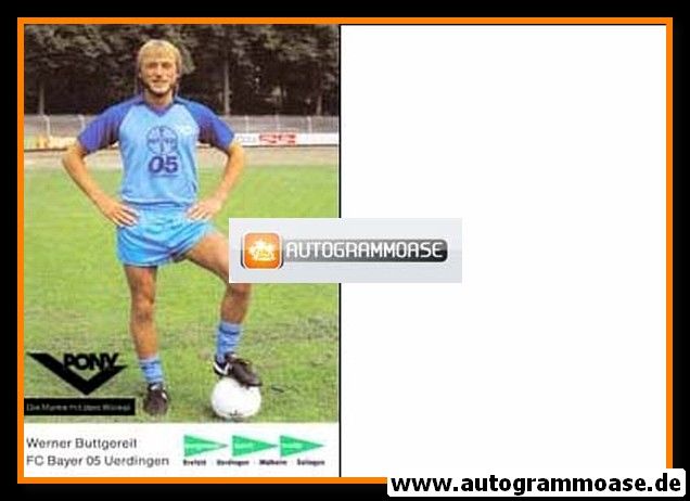 AK Fussball | KFC Uerdingen 05 | 1983 | Werner BUTTGEREIT