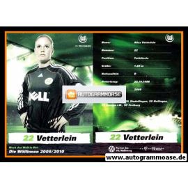 Autogramm Fussball (D) | VfL Wolfsburg | 2009 | Alisa VETTERLEIN