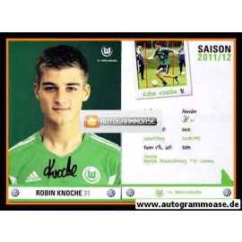 Autogramm Fussball | VfL Wolfsburg | 2011 | Robin KNOCHE