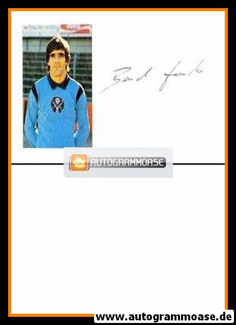 Autograph Fussball | Eintracht Braunschweig | 1980er | Bernd FRANKE