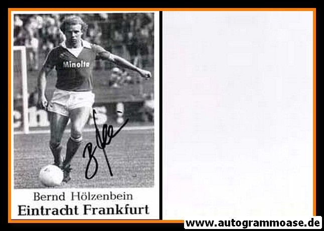 Autogramm Fussball | Eintracht Frankfurt | 1970er Retro | Bernd HÖLZENBEIN (Minolta)