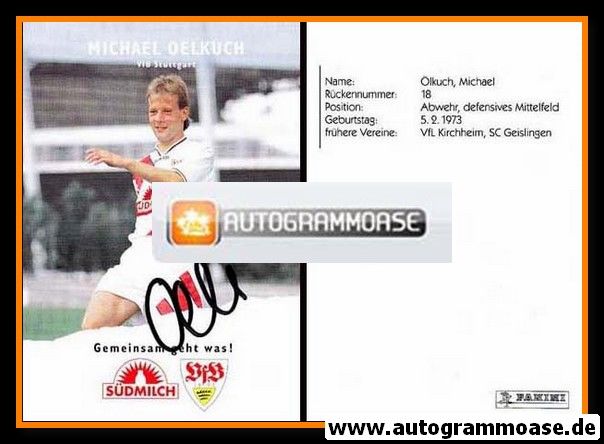 Autogramm Fussball | VfB Stuttgart | 1995 | Michael OELKUCH