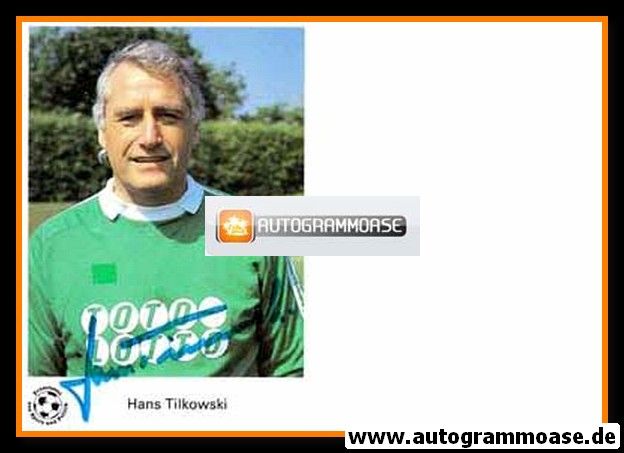 Autogramm Fussball | 1990er | Hans TILKOWSKI (Portrait Color) Toto Lotto 2