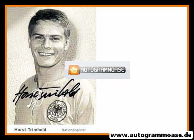 Autogramm Fussball | DFB | 1960er Retro | Horst TRIMHOLD (Portrait SW)